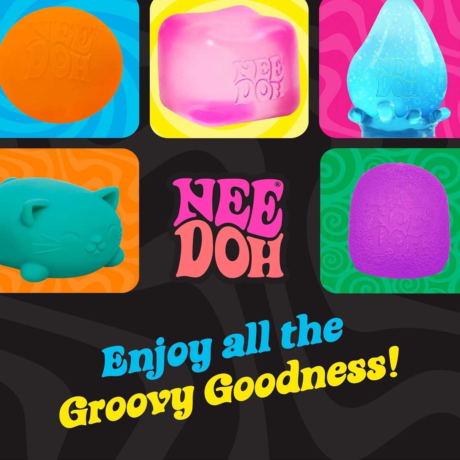 Super NeeDoh - Jumbo Stress Ball - 4.5” - Assorted - Image 6